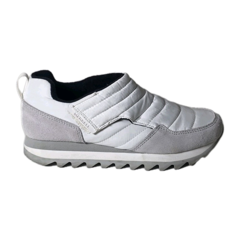 Merrell Womens Alpine Moc Strap Polar Slip on Shoe Nylon White Size 8.5